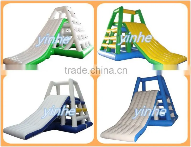 2016 Hot sale inflatable water tower with slide, inflatable water glide