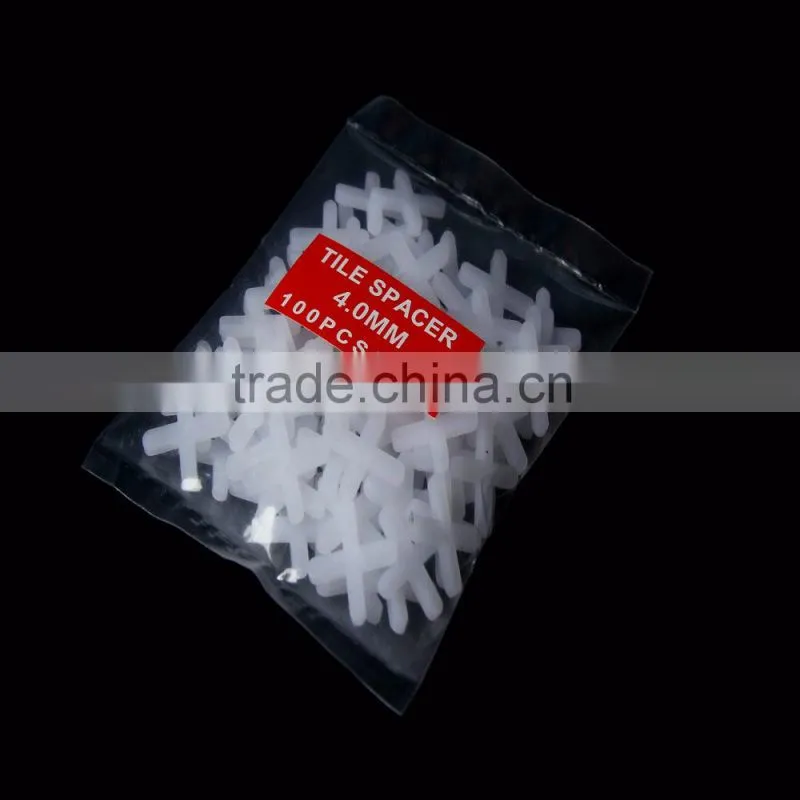 white 1mm tile spacer for wall and floor ceramic tile/tile cross