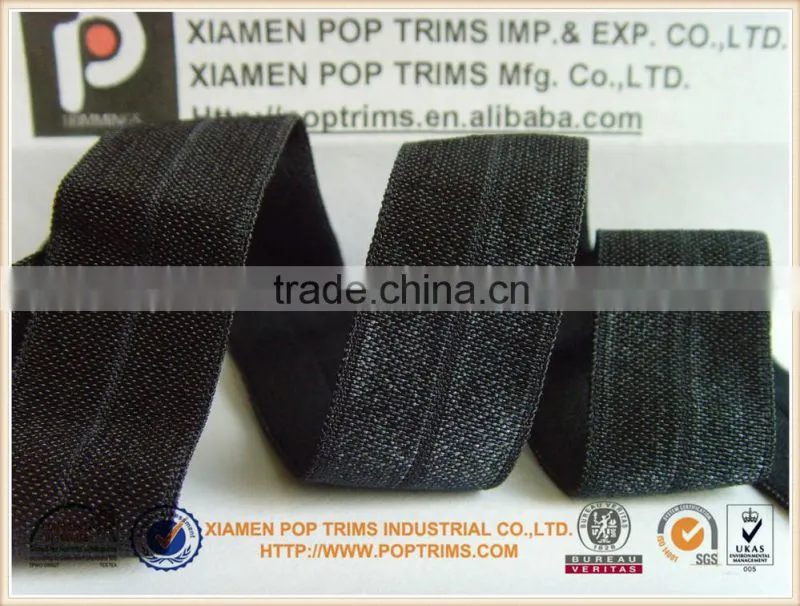 Centerfold elastic webbing, tape