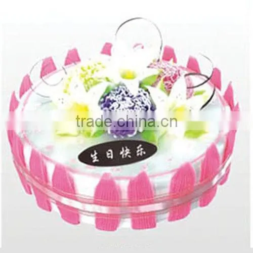 Beautiful Plastic Emulational Birthday Cake Simulation Birhtday Cake For decoration