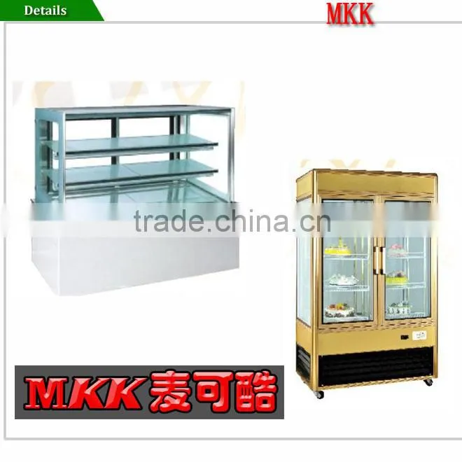 MKK cake display showcase professional maker 2015 new arrival