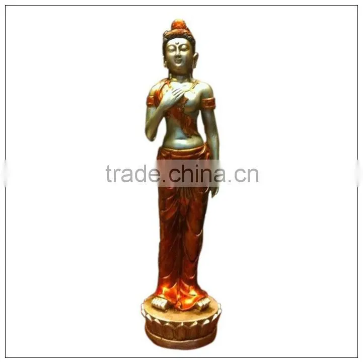 Chinese Kuan yin statue ,resin sculpture indoor decorative statue,female buddha statue
