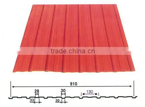 Metal Roofing Sheet Trapezoid Profile 910 Roll Forming Making Machine for Sale