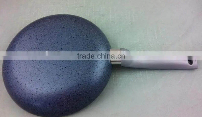 white ceramic marble coating frying pan