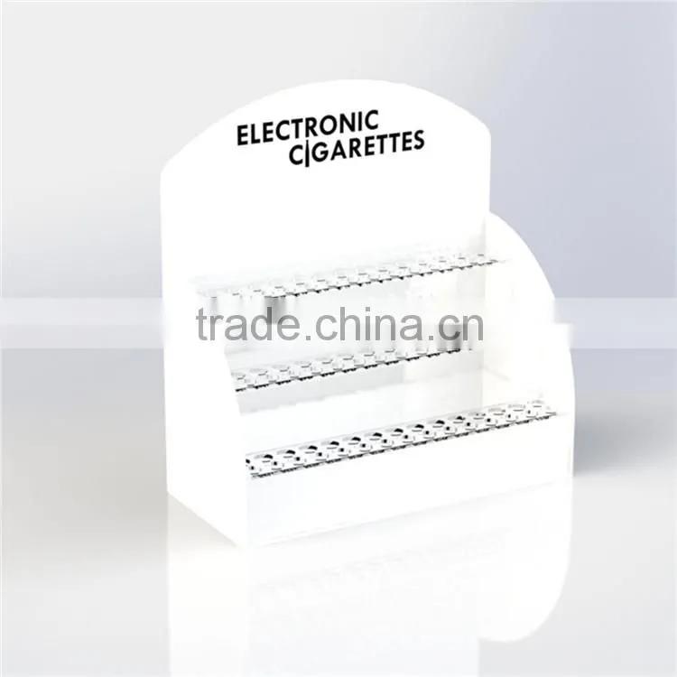 Electronic cigarette display case, cigarette display stand and rack