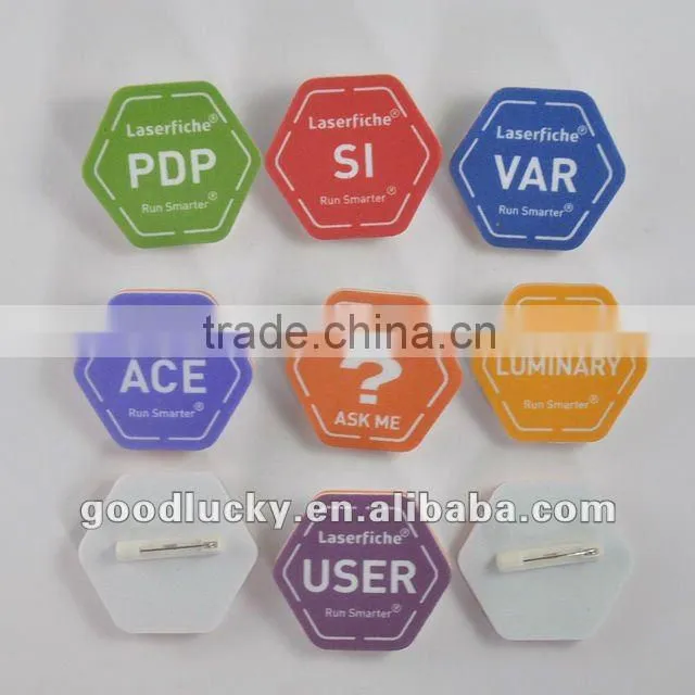 special gifts embroidery eva foam badges