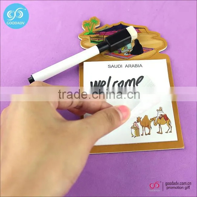 Custom shaped magnetic notepad loose leaf memo pad with custom logo