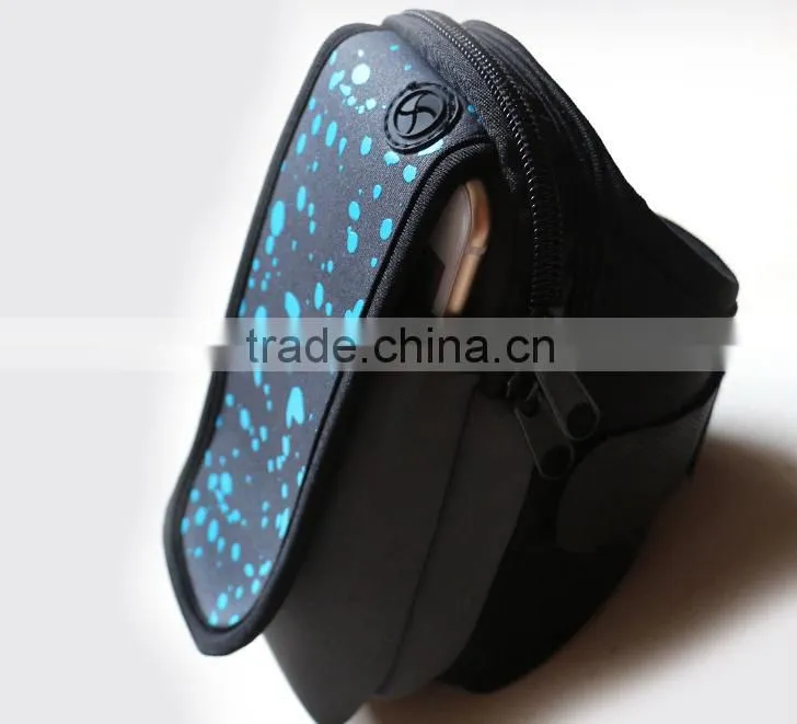 sport armband bag mobile phone arm case sport armband phone bag;polyester mobile phone arm bag for Iphone 4/5 or Samsung
