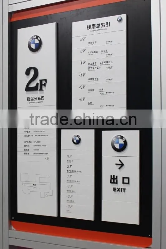 Illuminated Office sign plate