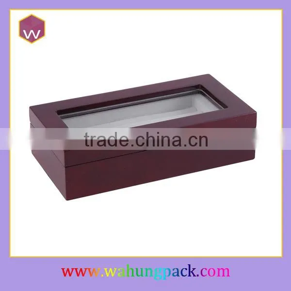 Collection small cufflink packing box wooden