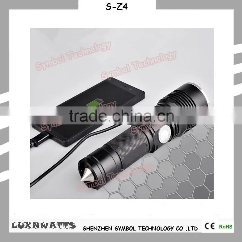 2*AAA battery type portable mini torch pen with clip