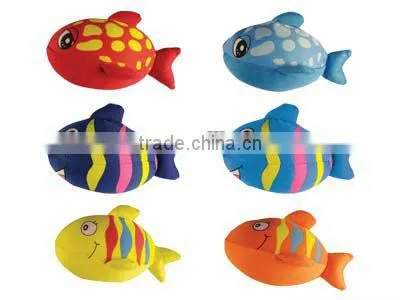 Sponge fish stuffed toy