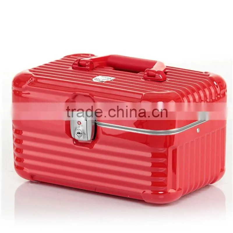 Packaging & Shipping Custom Made Carry On PC Aluminum Frame Handle Aluminum Make Up Kit Bag Case Box