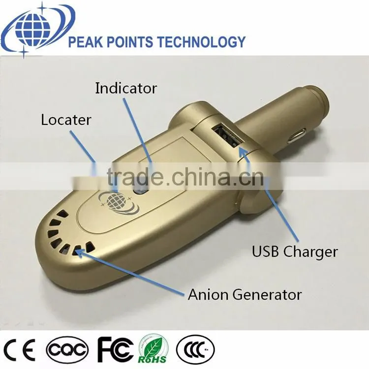 Vehicle USB charger Air Purifier GPS tracker