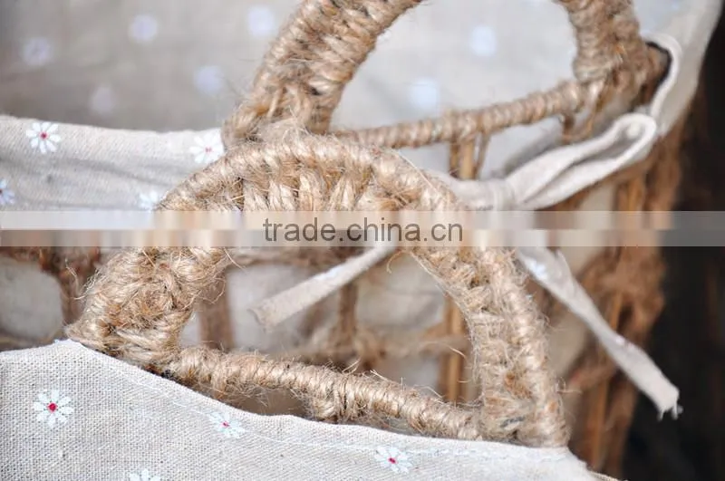 8 Hand Woven - pastoral style - straw - dirty laundry basket - Storage Basket - storage basket basket