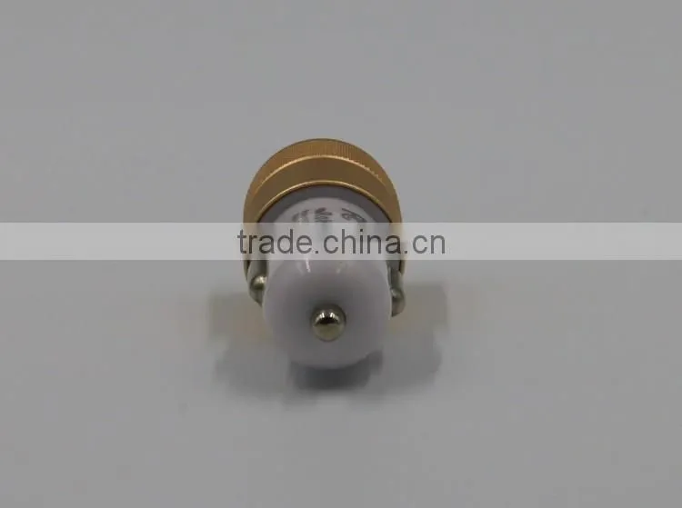 High quality promotional wholesale 2.1A metal mini dual port car charger