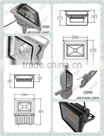 ip65 outdoor 10w/20w/30w/50w led flood lamp
