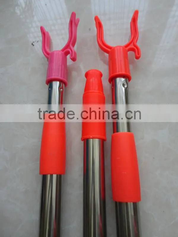 High Quality Telescopic Stainless Steel Metal Cloth Hanger Fork Plastic Fork