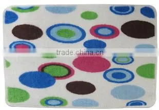 2014 polyster anti slip waterproof floor mat