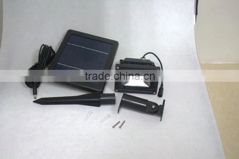 2016 factory made low price high brightness solar led flood light for country yard