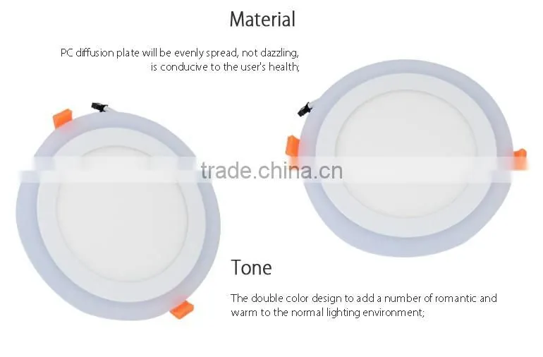 PC diffusion plate will be evenly spread and not dazzling cheap 6w China led panel