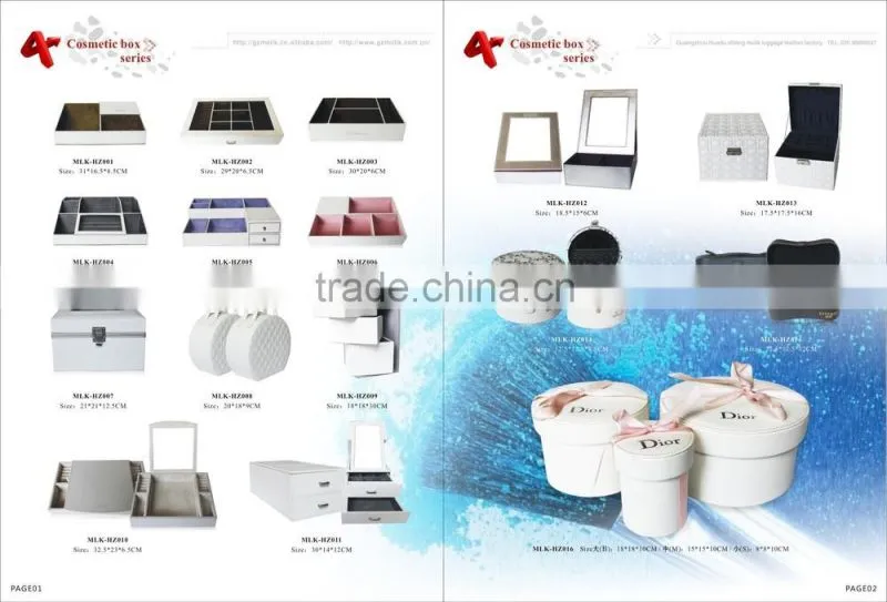 mirror fabric jewelry storage box, jewelry box manufacturers china