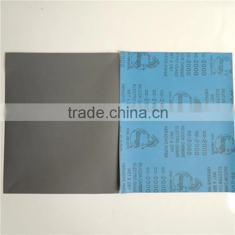 Grit 2000 Silicon Carbide Waterproof Abrasive Paper Like Matador Sandpaper