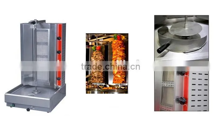 CH-R2 Auto Barbecue Grill Round / Electric Rotating Barbecue Machine