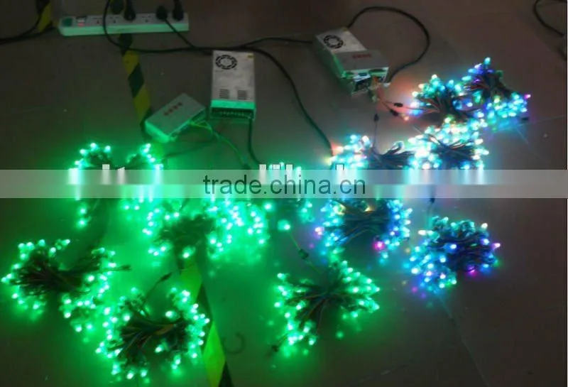 LED pixel module;WS2801 IC;IP68;DC5V;50pcs a string;13mm*13mm