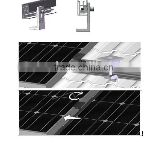 Sunforson aluminium pv panel mounting structured