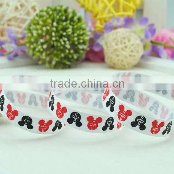 hot selling custom cartoon printed ribbon