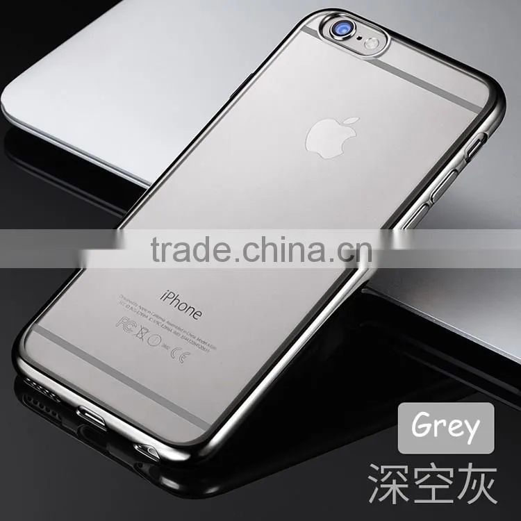 Cheap Price Electroplating TPU Case for iPhone 6 6S Back Case Cover