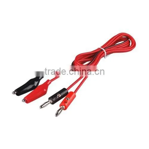 Digital Multimeter Alligator Crocdile Test Jump Lead Clip To Banana Plug Test Lead
