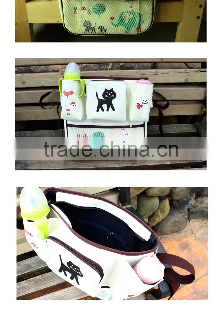 2016 Hot seller trendy Korea diaper baby mommy bag nappy bag