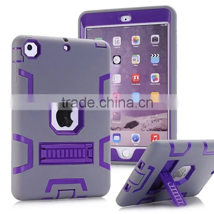 High quality plastic case for ipad mini 2 case with mini 3 case