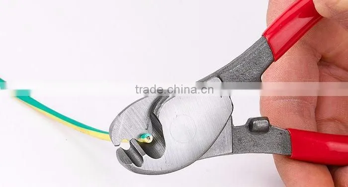 LSDHigh Quality LK-22A ratchet cable cutter easy use slip joint plier chrome vanadium forging cable cutter MAX 22mm2