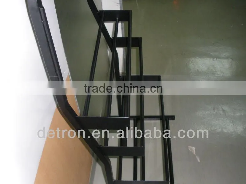 Cosmetic glass shelf display stand