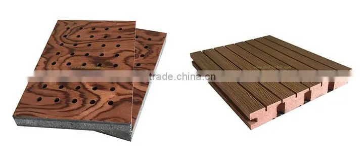 Sound Proof Celotex Board MDF Slotted Acoustic Panels for Studio