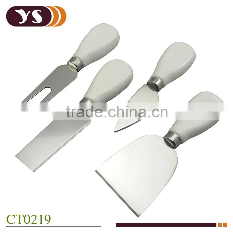4pcs high-temperature ceramic handle cheese set