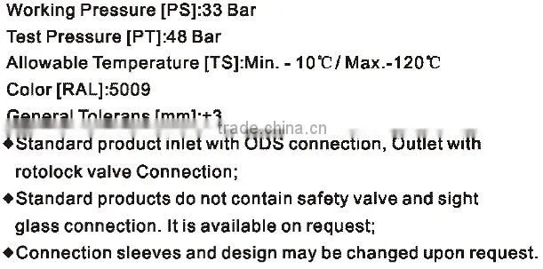 Refrigerant Liquid Receiver For Sale