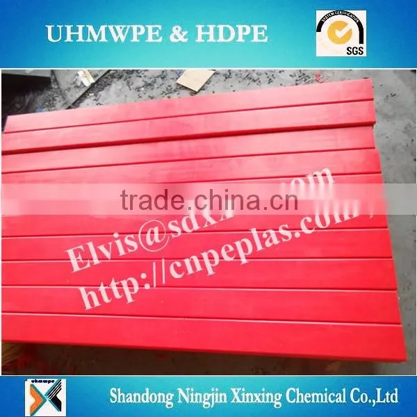 UHMWPE wearing strip/colorful wear strips/chain guide wear strips