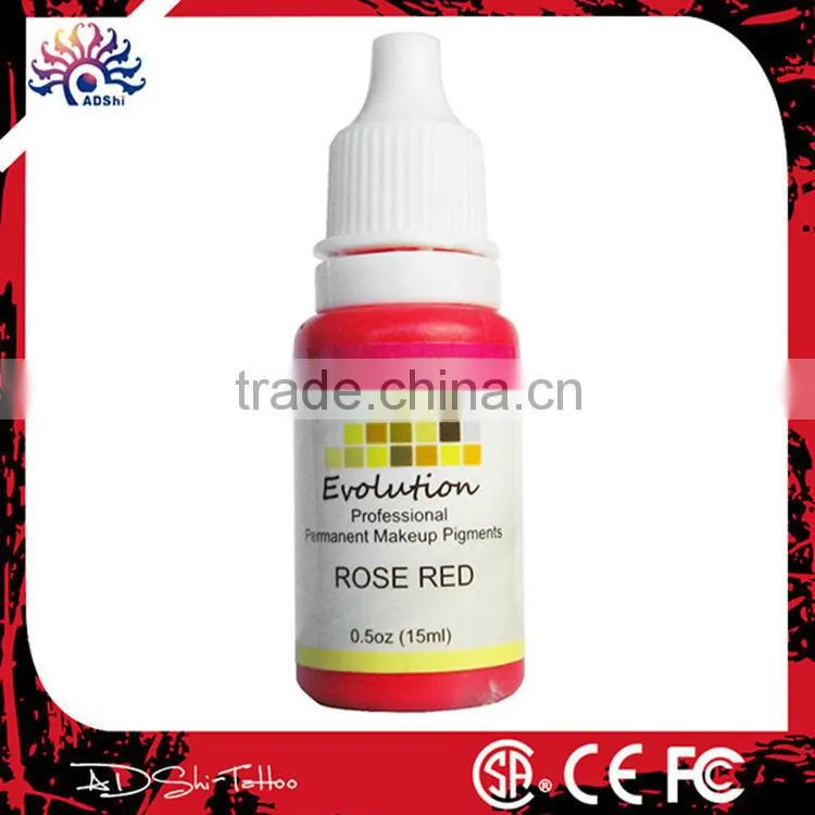 Professional 12 color evolution permanent makeup pigment