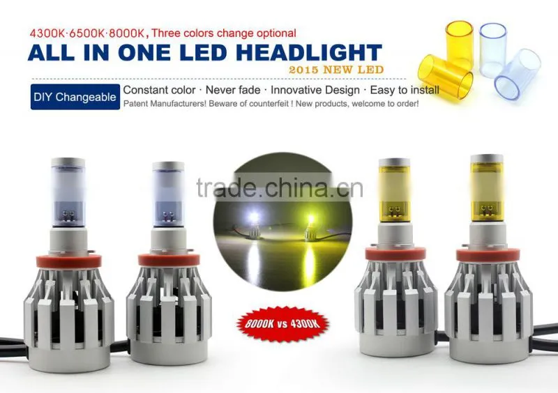 3200lm 60w 9005 9006 led headlight bulb all in one led motorcycle headlight