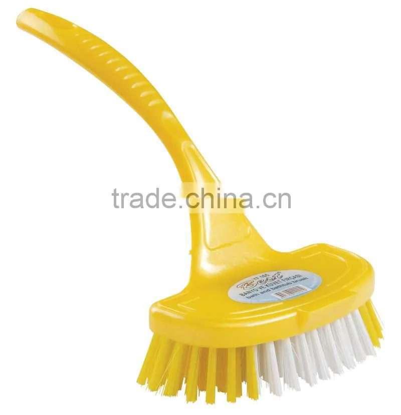 Plastic Scrub Washing Brush with display box