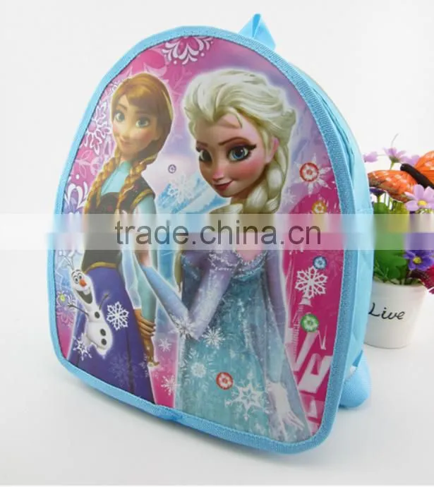 wholesale cute non woven frozen cartoon kids child school bag
