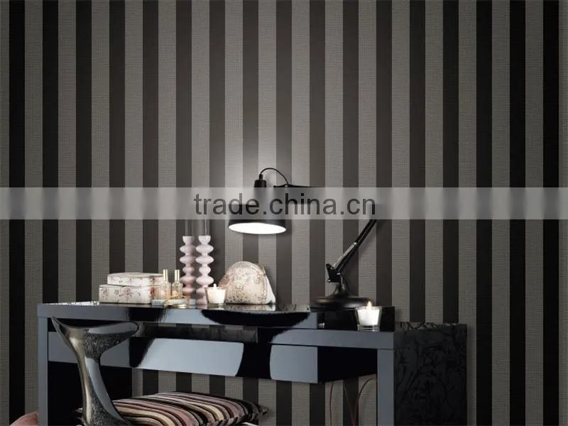 modern stripe nonwoven office decor wallpaper
