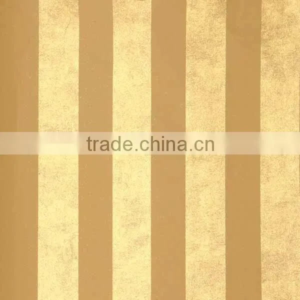 Non-woven beautiful wallpaper stripes for home decor
