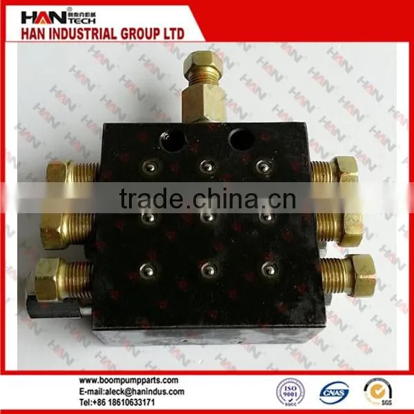 The 6 holes chip distributor Grease Pump concrete pump spare parts for sany putzmeister schwing cifa junjin ihi