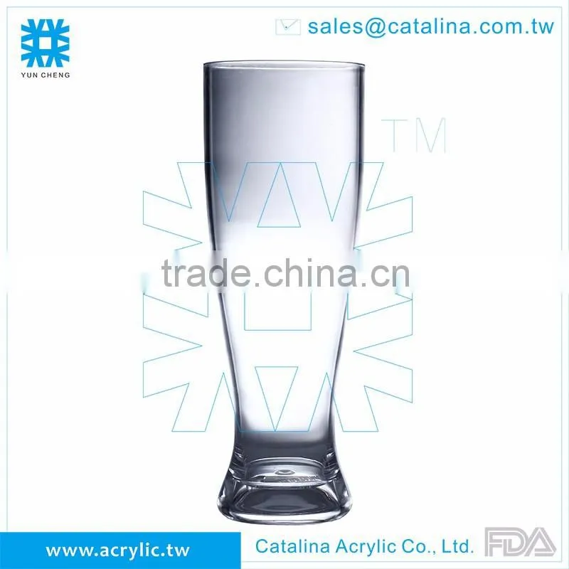 Colorful Acrylic 20oz Transparent Barware Plastic Beer Cup
