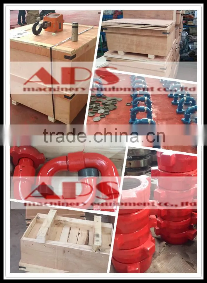 High Pressure Swivel Joint in Oil and Gas/API standard oil drilling equipment Elbow and Union